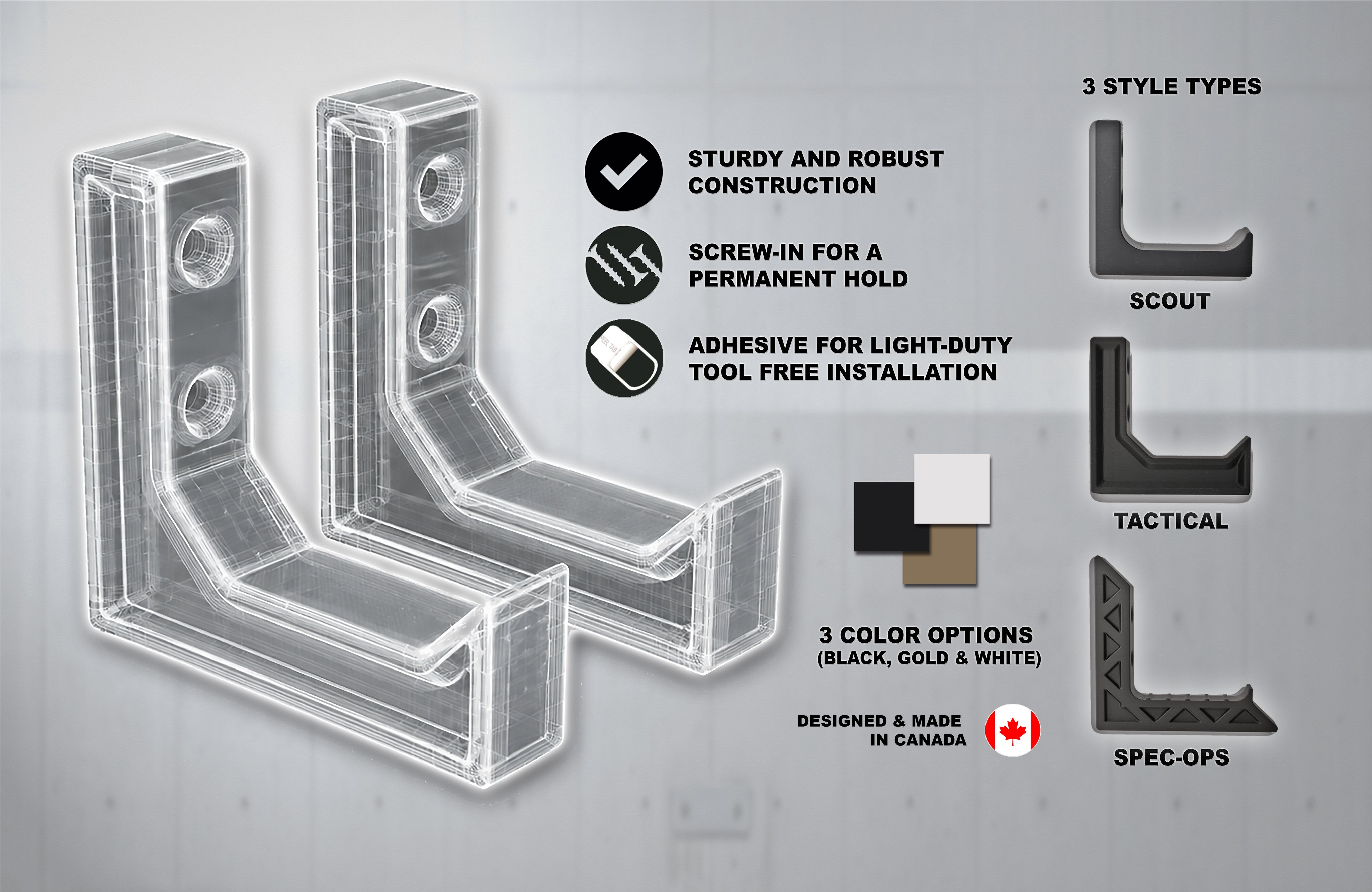 Gun Wall Mount - Spec Ops. Series