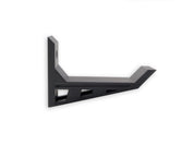 Nerf wall mount, Screw in and adhesive install,  close-up on drywall